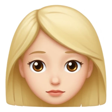 Side eye shy sticker