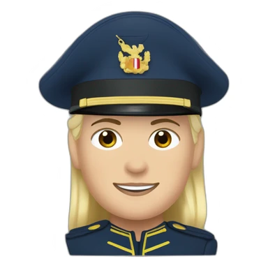 marine le pen soldier sticker