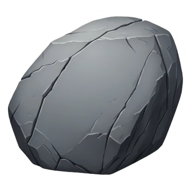 generate me a simple gray rock sticker