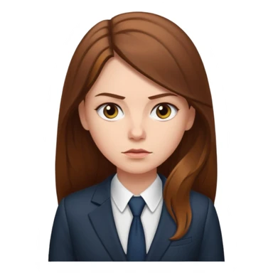 white-girl-with-long-brown-hair-lawyer sticker