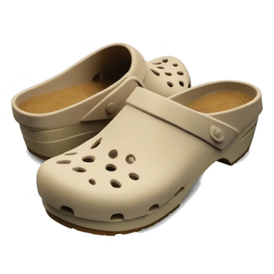 Broken stock Boston clog khaki beige color sticker