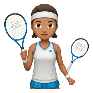 tennis player sticker