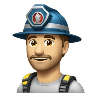 Feuerwehrauto mit blaulicht sticker