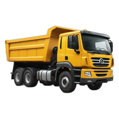 8x4 european dump truck sticker