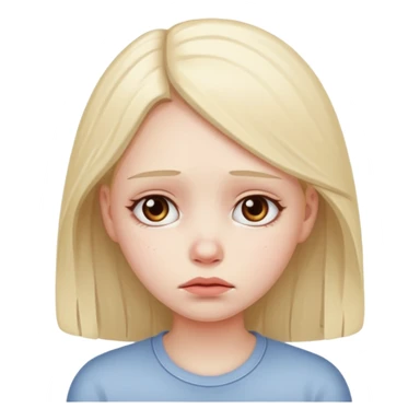 Fille qui boude  sticker