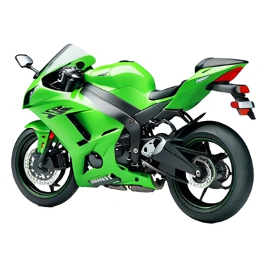 Kawasaki Ninja (Sportbike) - Kawasaki Ninja ZX-10R (Model Year: 2022) (Iconic colour: Green) sticker