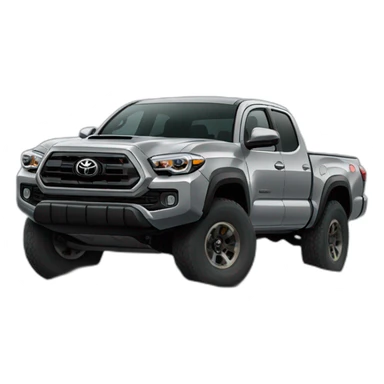 Grey Off-road Toyota Tacoma sticker