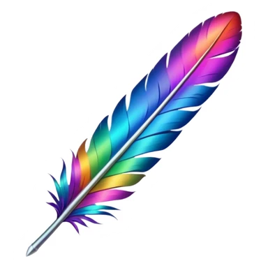 Feather Fletching sticker