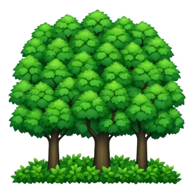 In our hometown, there’s plenty of trees sticker