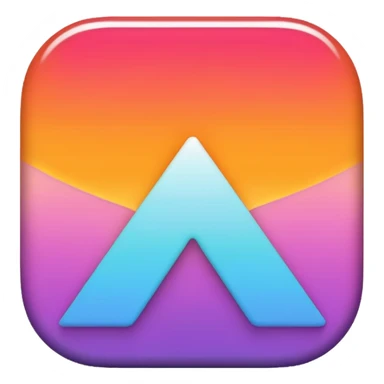 The background should be blue, and inside it should be a white straight line symbol sticker