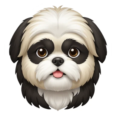 Black and white shih tzu

 sticker