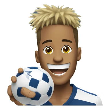 neymar making hang loose sticker