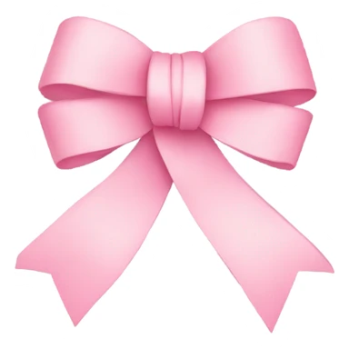 Baby pink ribbon bow  sticker