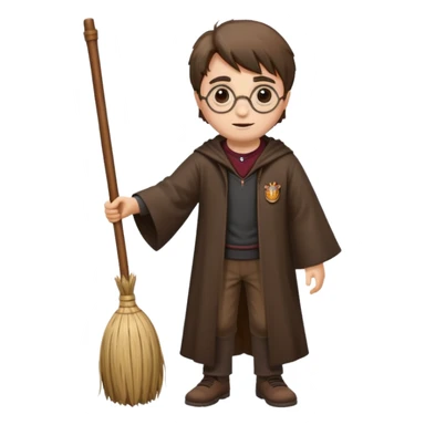 harry potter broom sticker