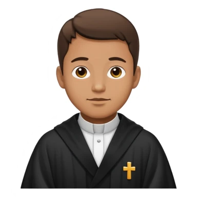 The priest who presides over the wedding sticker