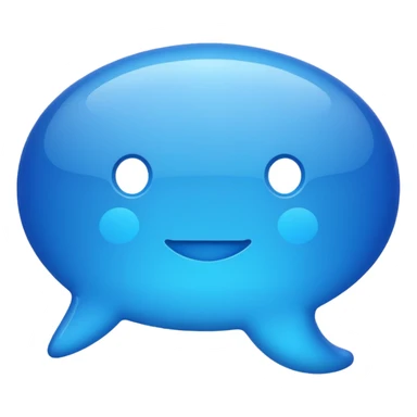 chat bubble with AI letters sticker