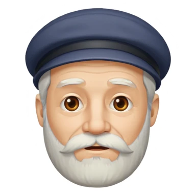 grumpy old man with a beard sticker