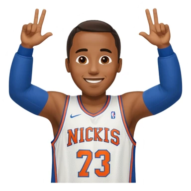 diddy in jail watching the knicks game but hes extremely happy that they won sticker