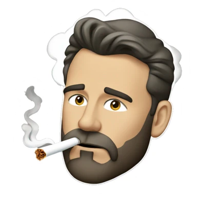 Ben Affleck smoking sticker