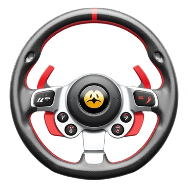 F1 steering wheel sticker