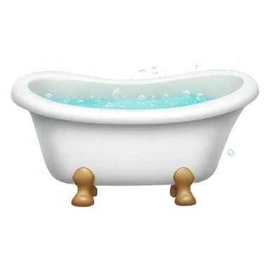 Bath tub with bubbles  sticker