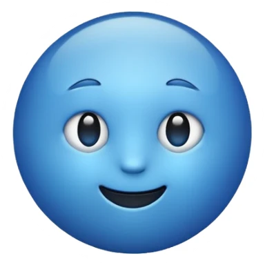 O emoji azul com o selo verificado dentro sticker