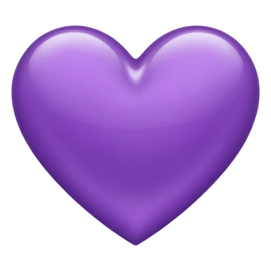 Coeur violet sticker