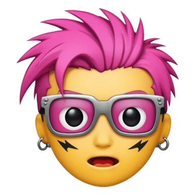 Punk culture sticker