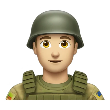 ukraine soldier sticker