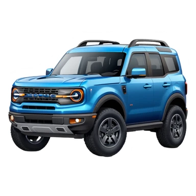 blue Ford bronco sport sticker