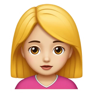 Niña orando sticker