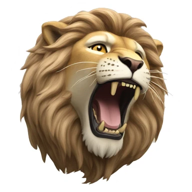 Narnia Aslan roar  sticker