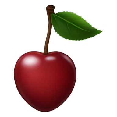 Cherries with a black bow  sticker
