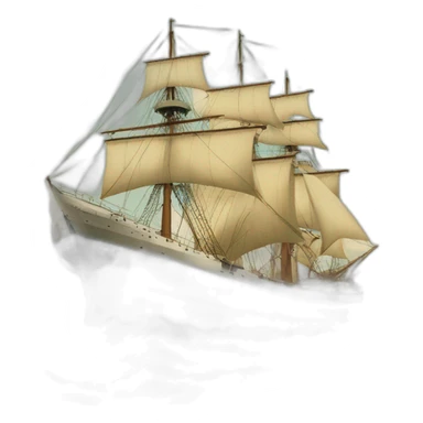 merchant ship 1940s sticker