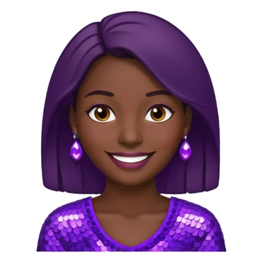 Paillete voilette sticker