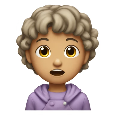 the child doesn't want to eat sticker