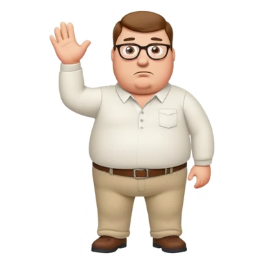 Peter griffin hitting the griddy sticker