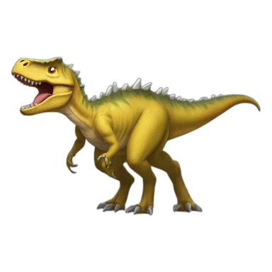 dinosaurio supersayayin sticker