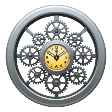 Clock Mechanism sticker