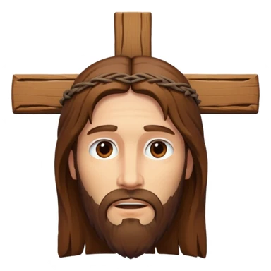 Jesus Christ on cross  sticker