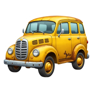 Broken Urban Vehicle yellow sticker