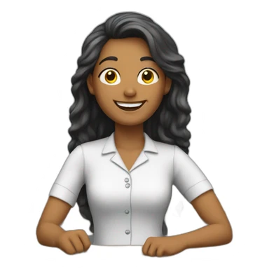 happy primary school teacher sticker