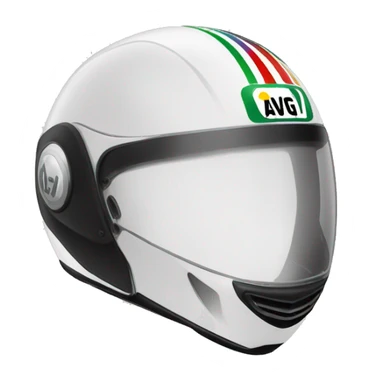 Agv brand motorcycle helmet sticker