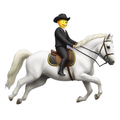 acrobatics on horse sticker