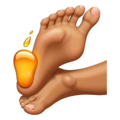 a foot is grabbed by a hand sticker