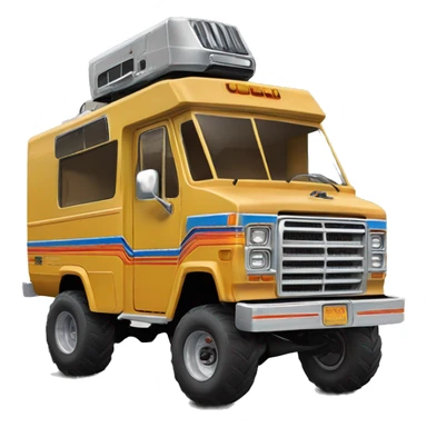 Real 70s tonka winnebago Indian monster truck sticker