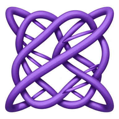 I want a DNA helix with a draped, rippled purple sheet as a background sticker