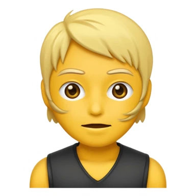 Simple android emoji, but with a awkward emoji, mixed with a 👉👈 on the outside of the emoji. sticker