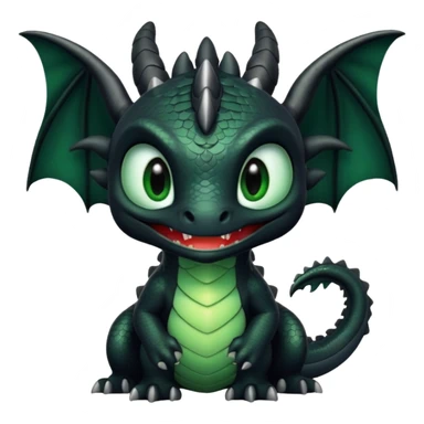 Toothless with white one sticker