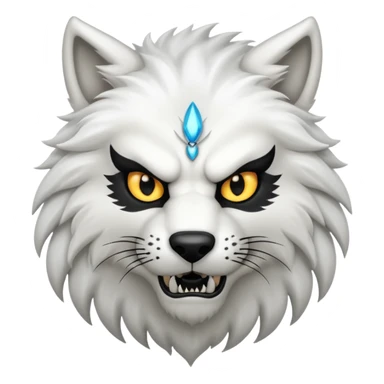 Lobo blanco sticker